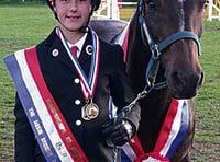 Showjumper Jessica takes double gold at nationals