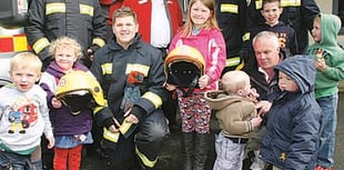 All hands on pumps at fire station open day