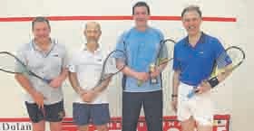 Mike wins squash quarterly