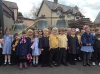 Hatherleigh Primary children learn about Meeth church bells