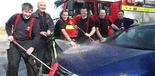 Firefighters from Tavistock and Yelverton to wash cars for charity