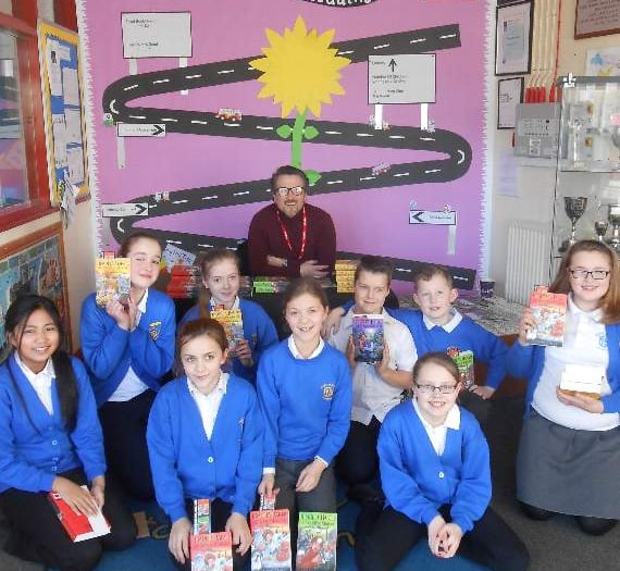 Author David Lawrence Jones visits Bere Alston Primary School