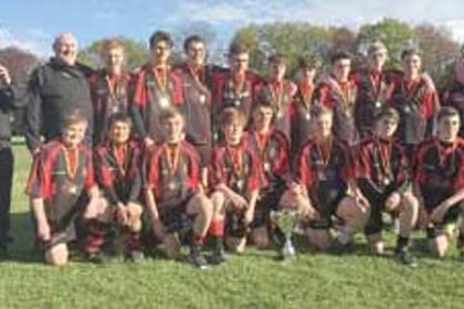 Tavistock U14s victorious at Welsh rugby festival