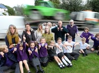 Mary Tavy mother starts campaign to slow traffic through the village