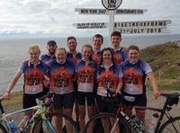 Ashwater's Owen Martyn completes JOGLE cycle challenge