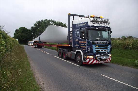 Final turbine parts arrive at Den Brook wind farm