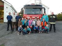 Bere Alston Beavers visit village fire station