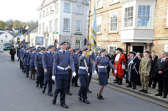 Annual Okehampton remembrance parade to take place on Sunday, November 13