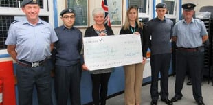 Okehampton Air Cadets raise more than £2,000 for Hospiscare in memory of Jennifer Bourne