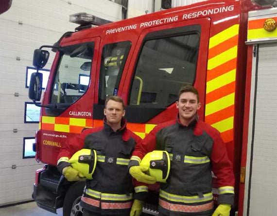 Much needed new fire crew members for Callington tavistock today