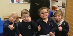 Tavistock Round Table donates £500 to Whitchurch Primary School for new books