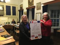 Plaque to mark 40 years of Okehampton twinning