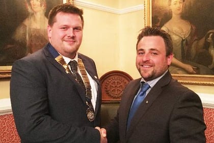 Max Baxter becomes youngest chairman of Tavistock Round Table for 20 years