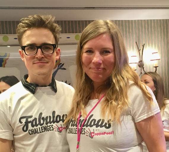 Sam prepares for trek of lifetime with McFly's Tom Fletcher