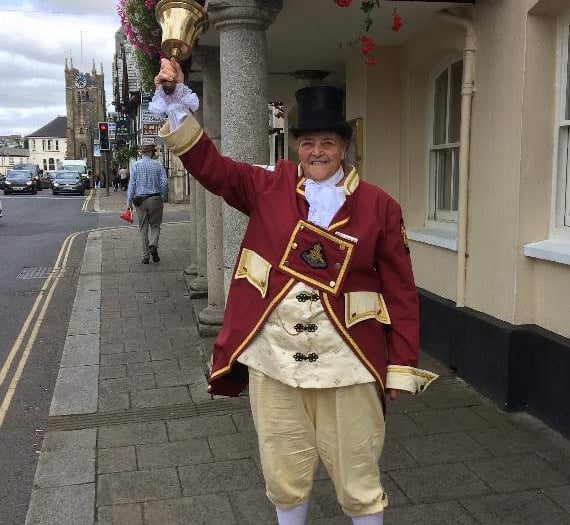 A rousing call from Okehampton and Hatherleigh's town crier