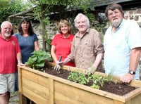 A special gift for Brentor gardener from Tavistock Lions Club