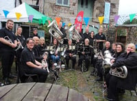 Audience welcome for Okehampton Excelsior Silver Band rehearsal