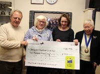 Okehampton United Charities support Okehampton Excelsior Silver Band