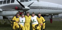 Hatherleigh parents and teachers do skydive for school's outdoor area