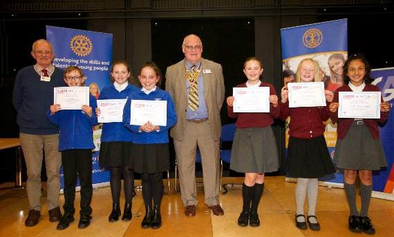 Tavistock school teams compete in Rotary Youth Speaks competition