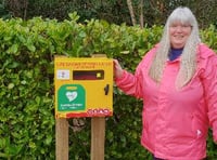 Lifesaving defibrillator installed at park homes community near Okehampton