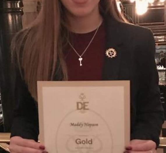 Maddy proves she is not 'defined by her disability' as she completes gold Duke of Edinburgh Award