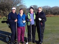 Tavistock golfers out to play in four ball and medal