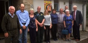 Training course for Meldon Village Hall's defibrillator