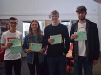 Excellent achievements for youngsters at Callington College