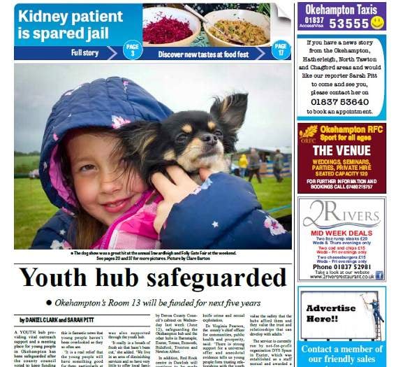 The big stories in this week's Okehampton Times