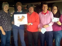 Ladies on turkey trot men in Stableford