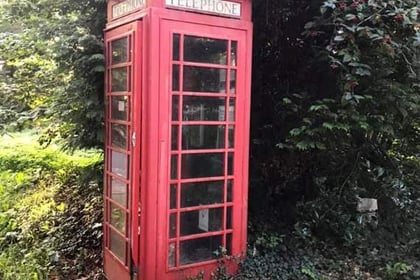 New use for phone box in Crapstone