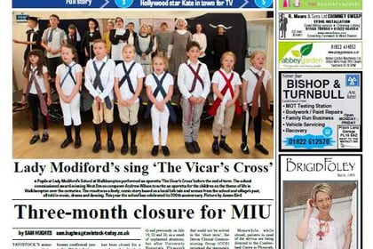 The big stories in today's Tavistock Times