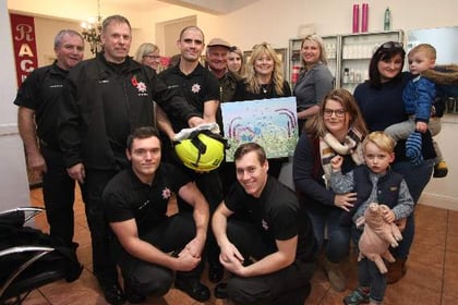 Raffle raises funds for Tavistock's fire station