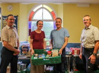 Okehampton Foodbank heroes to hand over the mantle