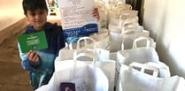 Tavistock school helps with food parcels