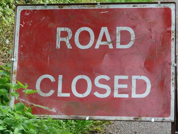 A3124 closed tonight near Winkleigh