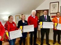 Tavistock Lions dish out cash of £15,000 to four local charities