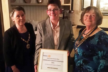 Rotary honour for town champion Angie