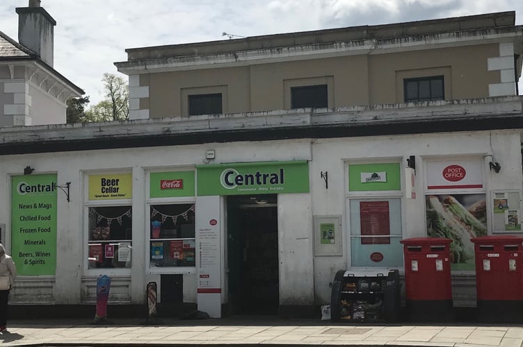 Tavistock Post Office in Abbey Place