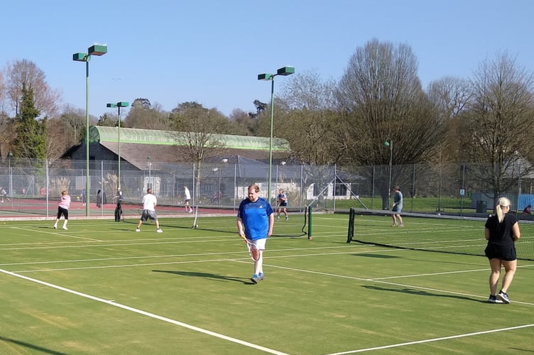 Tavistock Tennis Club fundraiser for Van for Life