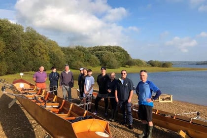 Roadford Lake rowers demonstrate oar-some spirit