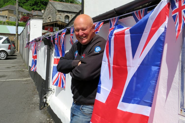                             Tavistock town councillor Allen Lewis prepares for jubilee   