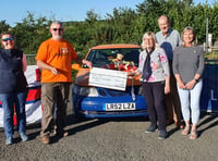 Wacky Rally team donate £1,500