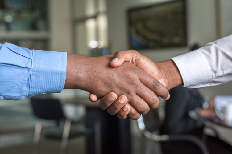 Handshake stock photo.