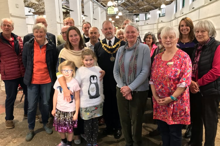 Tavistock in Bloom celebrate at the  Butchers’ Hall