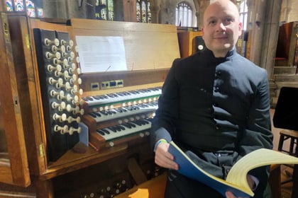Church organist is bid a fond farewell at a special service