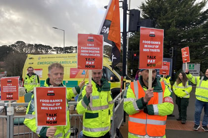West Devon ambulance workers due to strike tomorrow