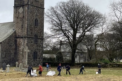 Volunteers helping keep churchyard open