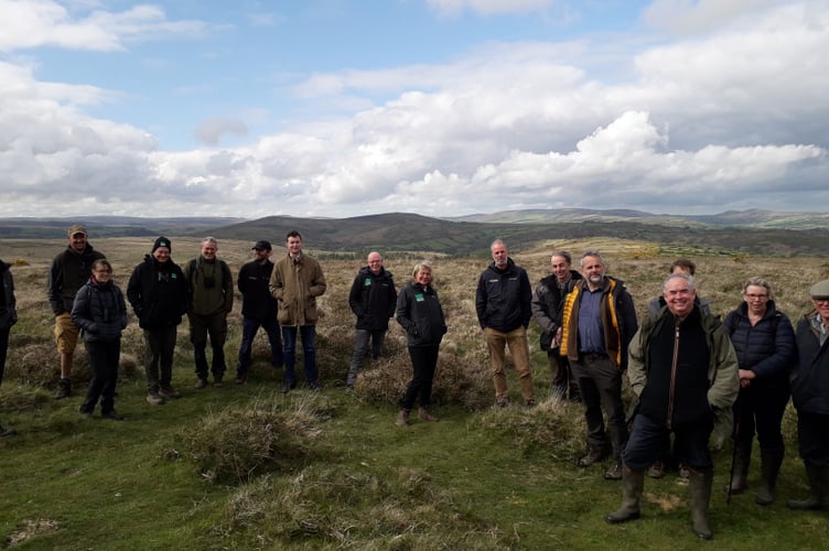 Sir Geoffrey Cox MP with Dartmoor folk